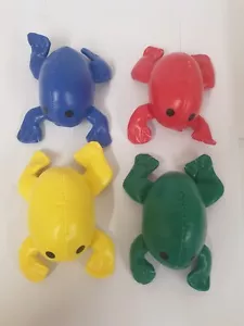4er Set Multicolor Frosch Sitzsack, Sport Tag Wurfspiel Übung Verbessern Ziel - Bild 1 von 1