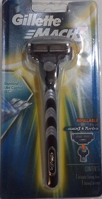 GILLETTE MACH 3 - Mango con 1 cartucho y maquinilla de afeitar recargable Foto 1 de 4