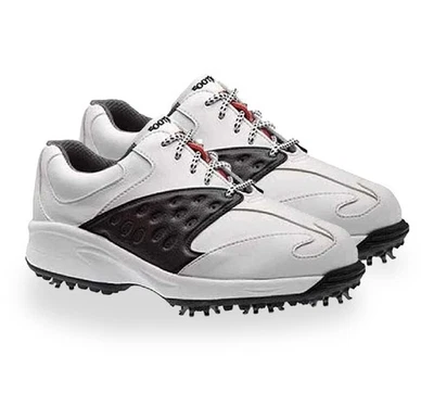 Zapatos de golf FootJoy Junior talla negro/blanco FJ 4M estilo 45087, edades 5-6 años Foto 1 de 4