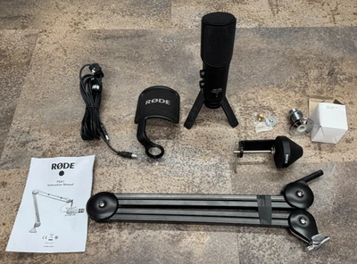 RØDE NT-USB Kondensator Mikrofon inklusive RØDE PSA1 Mikrofon Studioarm - Bild 1 von 4