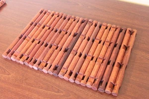 Lincoln Logs LOT 4 Notch 10.5" -  Round Wood Logs Lot - 22 Brown Stained Color - Picture 1 of 4