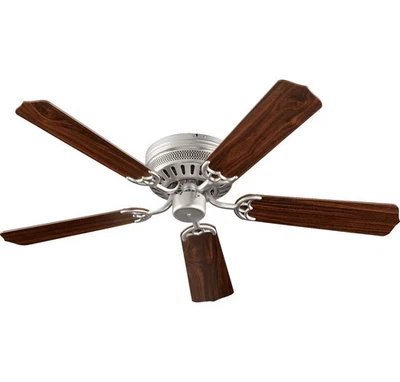 Quorum 11525-65 Custom Hugger 52" 5-Blade Indoor Ceiling Fan in Satin Nickel - Image 1 of 2