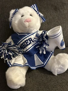 Build a Bear White Bear CHEERLEADER - Picture 1 of 3