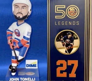 NY ISLANDERS JOHN TONELLI BOBBLEHEAD SGA 50th  ANNIVERSARY 1/27/2023 NHL HOCKEY - Picture 1 of 7
