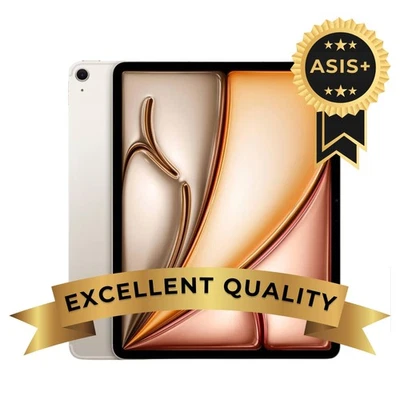 Apple Ipad Air 6Th 13" 256Gb Starlight Asis Wi-Fi+LTE Gar.12 Meses Recertificado - Imagen 1 de 4