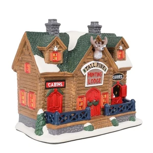 Gingerbread Christmas Village Ceramic Houses Decorations Indoor 8.5", Lighted... - Bild 1 von 6
