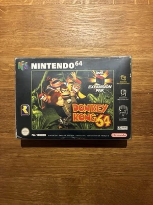 Donkey Kong 64 N64 Boxed With Manual, Expansion Pak Included - Image 1 of 4