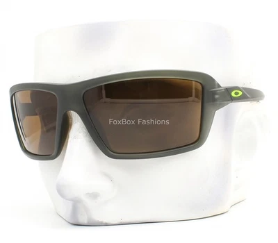 Oakley Cables Sunglasses OO9129-1963 Matte Olive Ink Green Prizm Bronze w/Pouch - Image 1 of 4