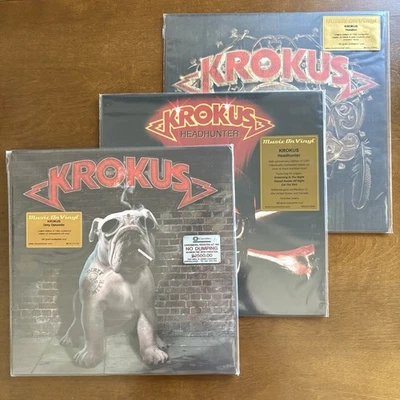KROKUS Hoodoo, Headhunter, Dirty Dynamite NUMBERED COLORED VINYL EDITIONS NEW - Image 1 of 4