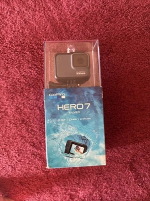 GoPro Hero 7 Silver Digital Action Camera with Charging Cord and Block - Image 1 of 4