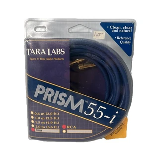 Interconexiones RCA Tara Labs Prism 55-I - Par de 3,0 M Nuevo Stock Antiguo - Imagen 1 de 3