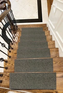 Stair Treads Carpet Rubber Backing Stair Runners for Steps Pet Carpet for Sta... - Picture 1 of 9