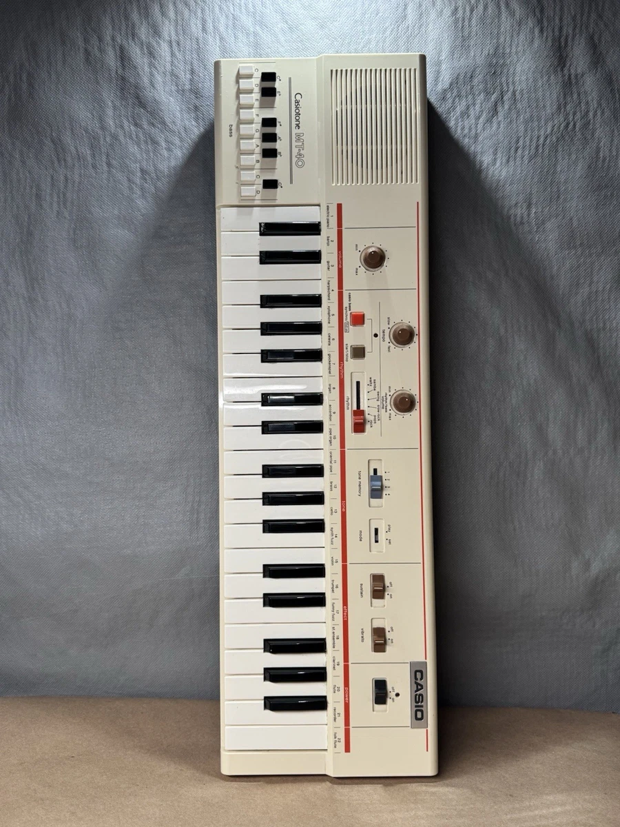 Casiotone MT-40(本体のみ) Casio Mt-40 Casiotone 80s Vintage Portable Synthesizer Music