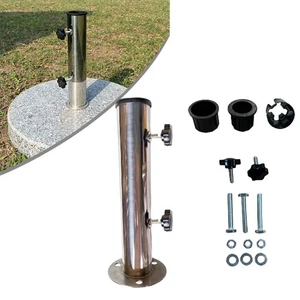 Garden Umbrella Stand Easy Installation Umbrella Base Outdoor Use For 38mm Pole - Picture 1 of 8