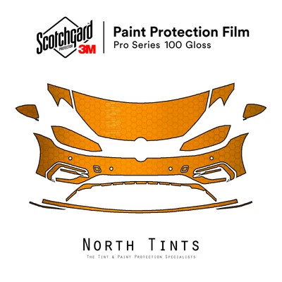 Volkswagen Golf R 2018-2019 3M PRO Series PreCut Paint Protection Clear Bra PPF - Image 1 of 4