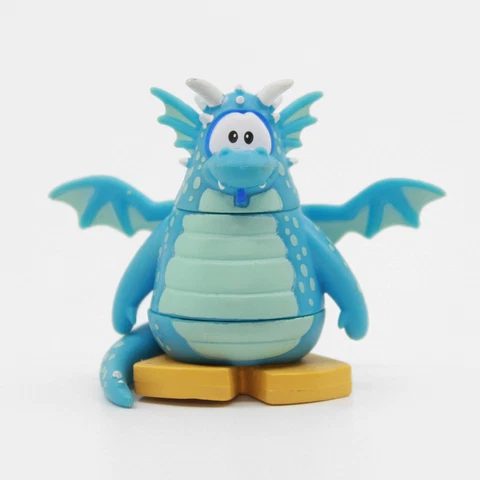 BLUE DRAGON COSTUME 2.25" Figure - Disney Club Penguin - JAKKS Cover