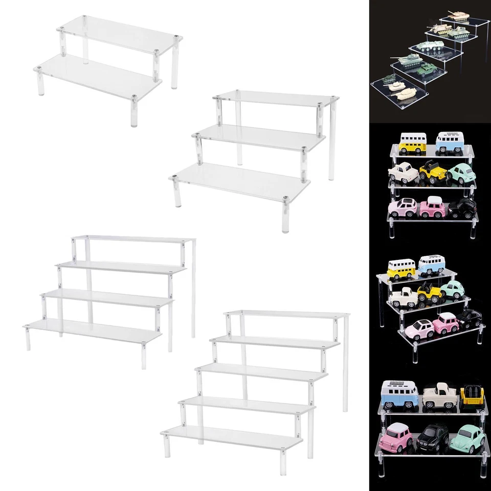 Multi Purpose Acrylic Display Riser Shelf Perfume Makeup Organizer Stand - Image 1 of 1