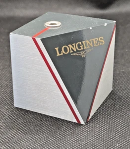 Vintage Longines Desktop Display Cube Paperweight - Picture 1 of 4