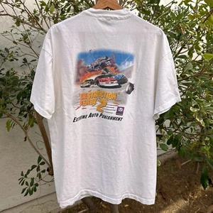 Vintage 1996 Destruction Derby 2 Egghead Tee CFDA White XL - Picture 1 of 7