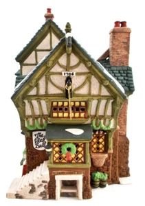 Dept 56 Dickens' Village 1992 THE PIED BULL INN NUOVO CON SCATOLA - Foto 1 di 6