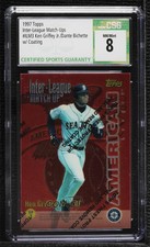 1997 Topps Inter-League Match-Ups Dante Bichette Ken Griffey Jr #ILM3 CSG 8 HOF