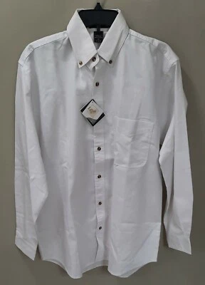 Jonathan Corey Men's Button Down, White, Size Medium - Image 1 of 4