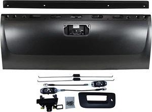 Primered Steel, Tailgate Complete Assembly W/Lock Compatible with 2007-2013 Chev - Picture 1 of 7