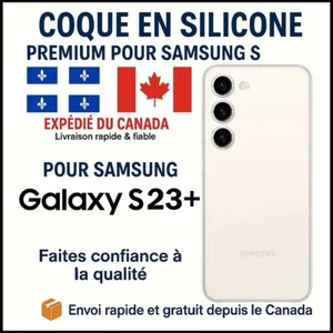 Coque arrière pour SAMSUNG Galaxy S23+ Plus en silicone transparent TPU Neuf - Photo 1 sur 5