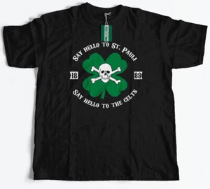Say Hello To St Pauli Say Hello To The Celts (Black To 5XL) Celtic Glasgow Irish - Picture 1 of 1
