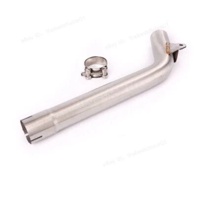 Silenciador de tubo de escape medio modificado para Yamaha FZ6 Fazer 2007-2011 Foto 1 de 4