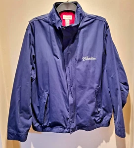 CUTTER & BUCK NAVY CADILLAC JACKET - LARGE - Picture 1 of 8