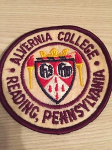 ALVERNIA COLLEGE - READING, PENNSYLVANIA EMBROIDERED PATCH 4" SEW-ON PATCH - Picture 1 of 3