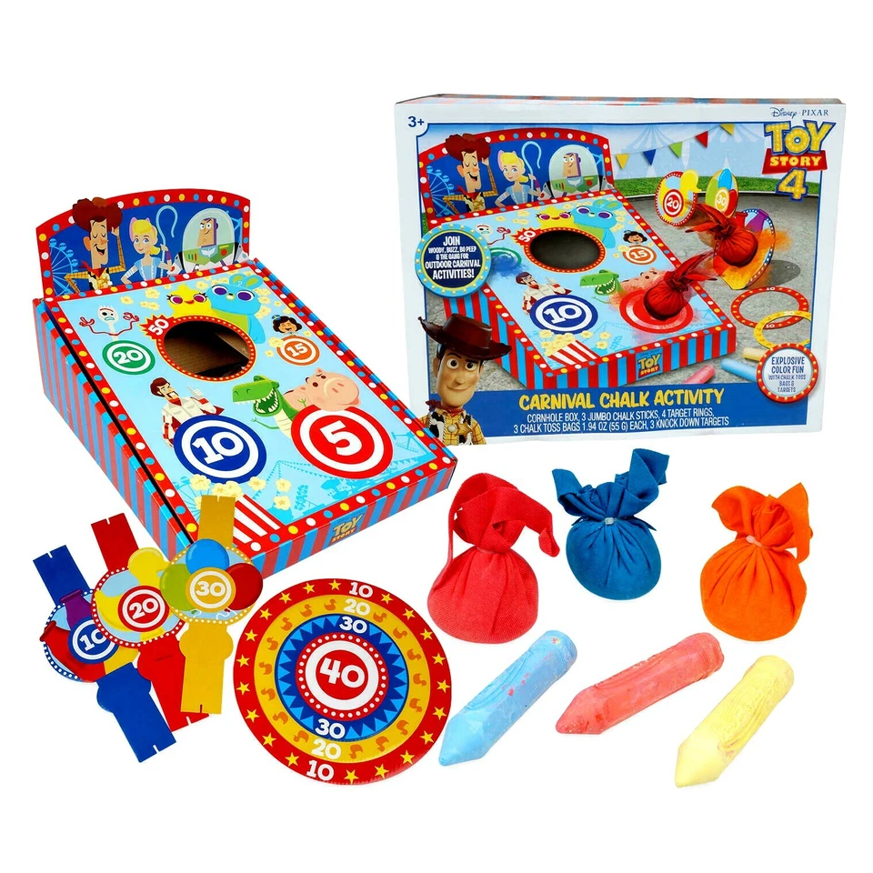 Disney Pixar Toy Story 4 Carnaval Tiza Niños Juego de Actividades Paquete Mattel Foto 1 de 4