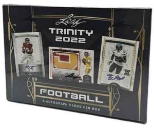 2022 Leaf Trinity Football Hobby Box