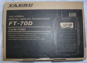 FT-70D C4FM FM 144/430MHz Yaesu Radio Dwuzakresowy cyfrowy nadajnik-odbiornik z Japonii - Zdjęcie 1 z 5