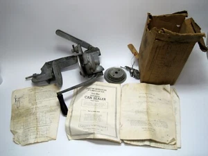 Vintage Ives-Way Tisch-/Arbeitsplatte automatischer Dosenversiegeler Modell 400 - Bild 1 von 9