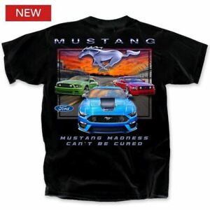 Can't Be Cured Mustang Madness T-Shirt * MACH 1 * Ships Worldwide & FREE to USA!