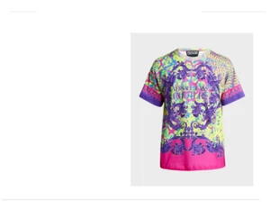 Versace Jeans Couture Men's Animal Baroque T-Shirt Authentic - Picture 1 of 6
