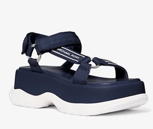 SANDALIA DEPORTIVA MICHAEL KORS OUTLET KATRINA NYLON AZUL MARINO - Imagen 1 de 3