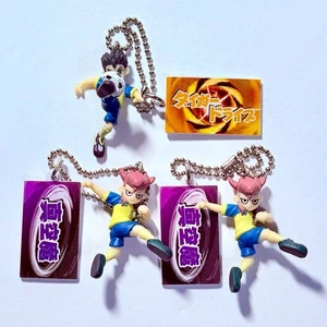 Inazuma Eleven figure key chain Lot 3 set retro mascot anime Japan m644 - Picture 1 of 3