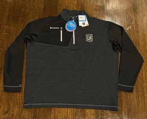 Columbia LAFC 1/4 Zip Pullover 2XL Omni-Heat Fußballjacke MLS Los Angeles FC - Bild 1 von 13