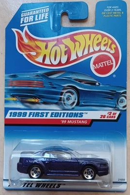 1999 Hot Wheels '99 MUSTANG 1999 Purple First Editions #2 Of 26 #909 - H2 - Image 1 of 2