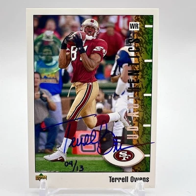 Terrell Owens /13 2002 Upper Deck Authentics Buyback Auto - Image 1 of 2