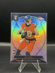 2024 Totally Certified Bo Nix RC Mirror Silver #105 Denver Broncos - Picture 1 of 2