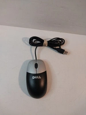 DELL BLACK OPTICAL MOUSE M-UVDEL1 USB TESTED  - Image 1 of 4
