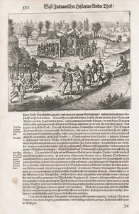 Ralph Hamor Powhatan Virginia Indianer America engraving Gottfried Merian 1631 - Bild 1 von 1