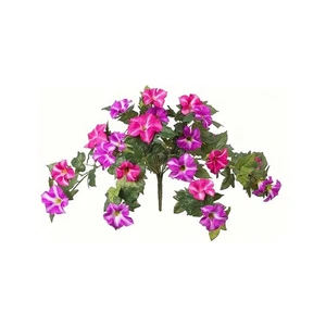 Realistic Faux Petunias with Hand Painted Petals for Indoor Outdoor Use - Picture 1 of 25