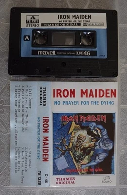 IRON MAIDEN • No Prayer for the Dying • Cassette - Imagen 1 de 2