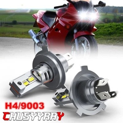 Bombilla LED Ultra Brillante Blanco H4 para Honda VFR750F Interceptor 1990-1997 Foto 1 de 4