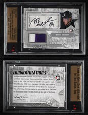 2010 ITG Ultimate Memorabilia 10th Edition Silver /19 Mikkel Boedker Patch Auto